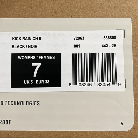 Bogs Kicker Rain Chelsea II Women's Rain Boots, Black, - Picture 6 of 7